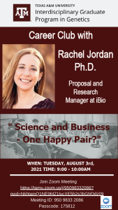 Dr. Rachel Jordan Career Club