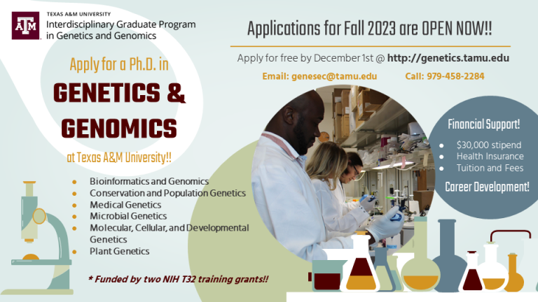 phd genetics programs in usa