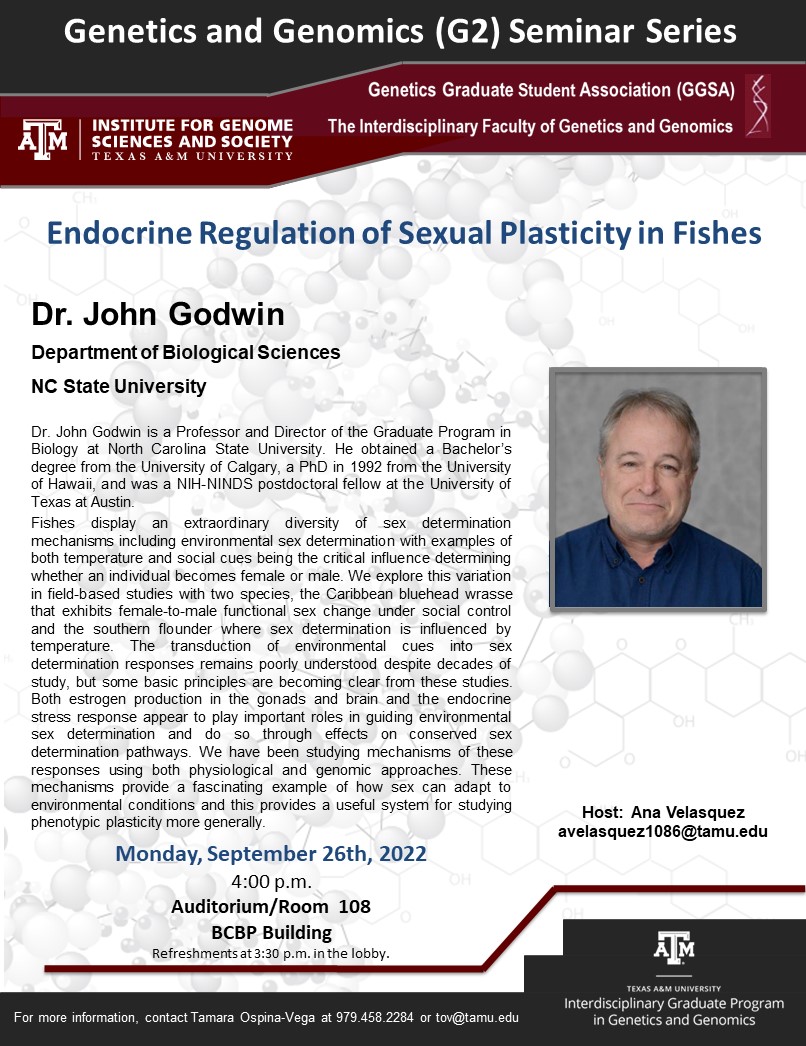 Dr. John Godwin-G2 Seminar Flyer