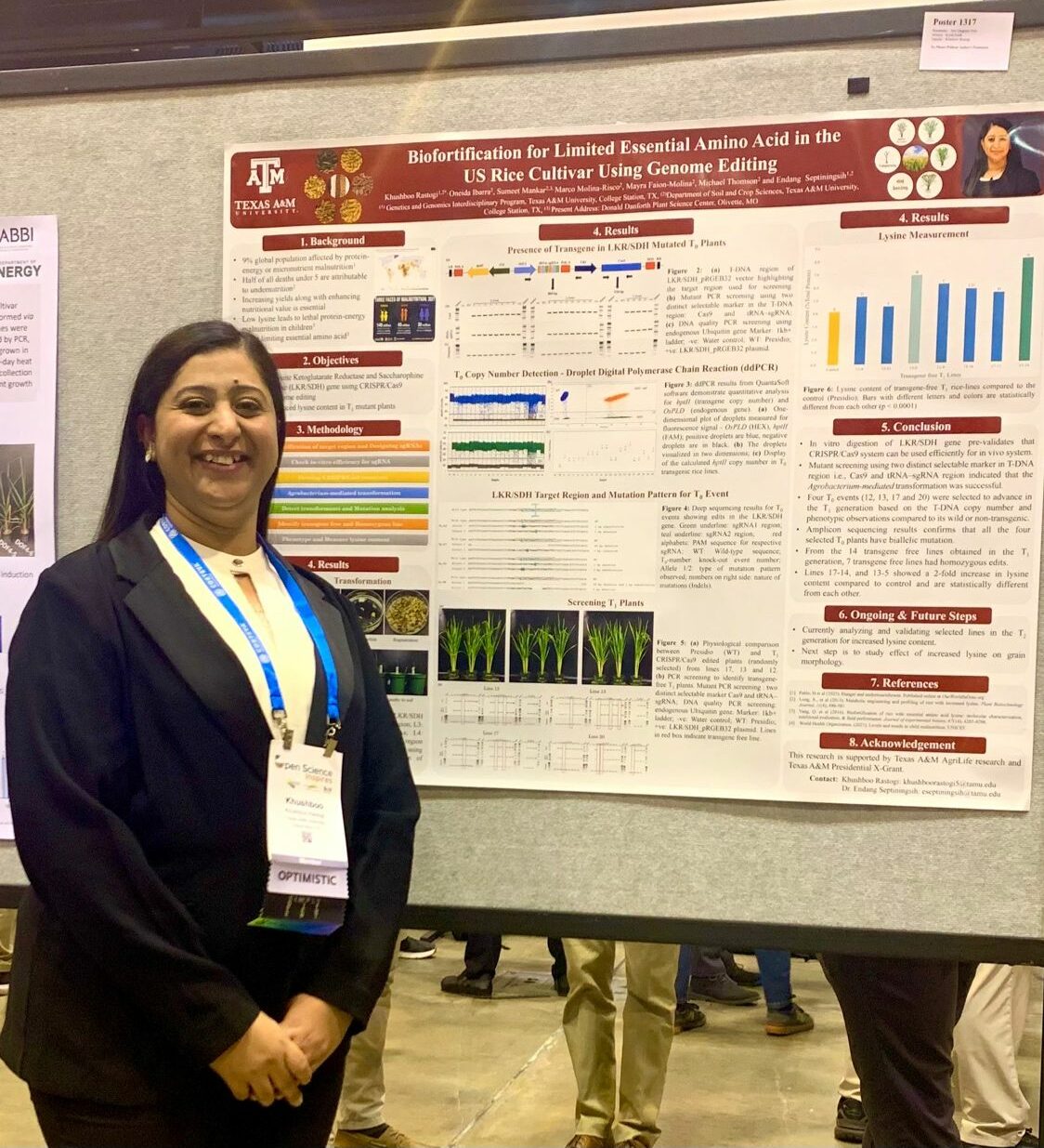 Khushboo Rastogi-Award 2024 | Genetics at Texas A&M University