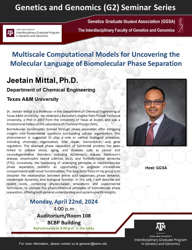 240422-Dr. Jeetain Mittal G2 Seminar Flyer