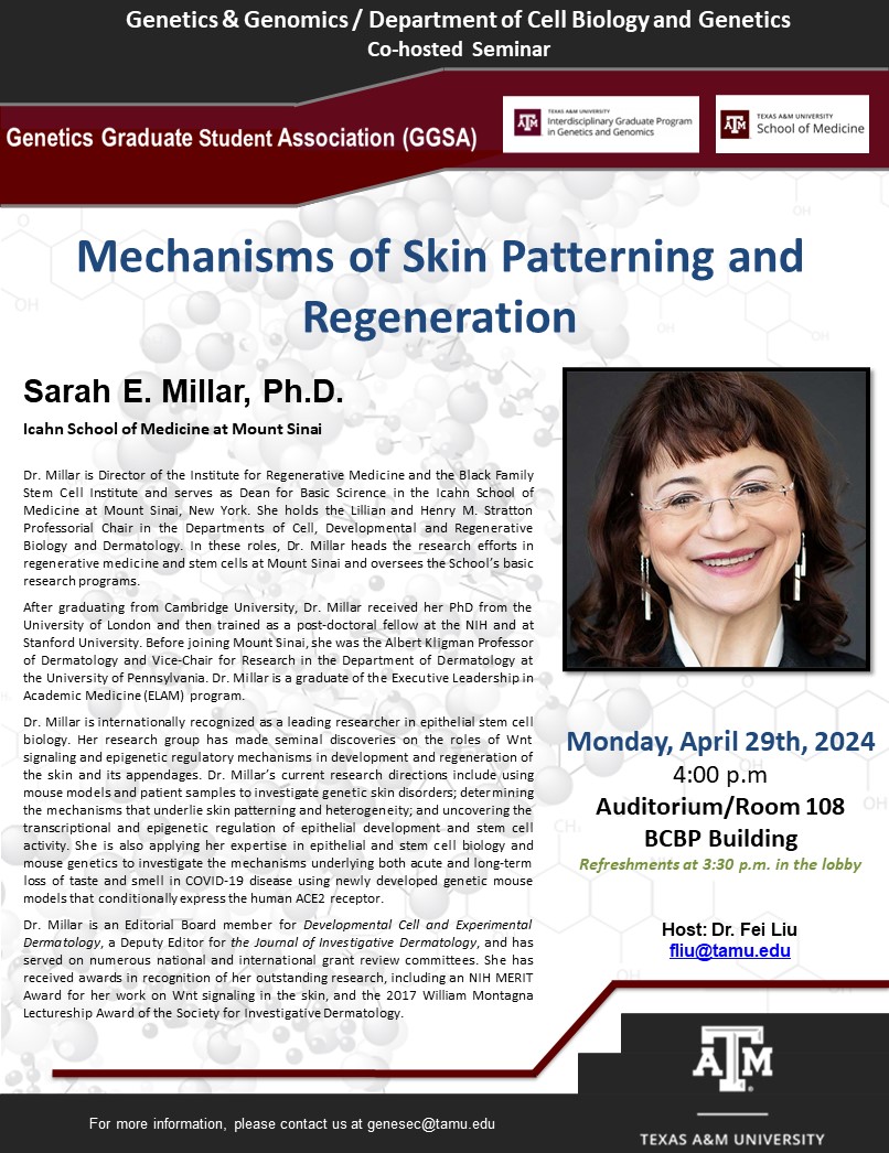 240429-Dr. Sarah Millar-Seminar Flyer