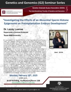 250210-Dr. Lacey Luense-G2 seminar flyer